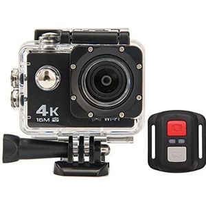 4K Waterdichte Sportcamera Videocamera WiFi Videocamera Onderwater Video Camera Buitensporten DV Actiecamera(Color:Nero)
