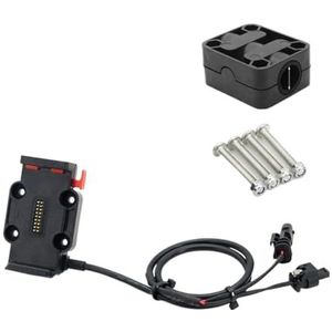 Telefoonhouder Motorfiets Voor BMW Voor R1200RT Voor R1250RT Adventure Navigatie Beugel Motorfiets USB Mobiele Telefoon GPS Draadloos Opladen Ondersteuning Navigatie Plaatbeugel (Color : -Red - 16mm