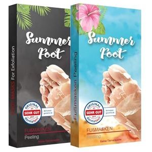 Juego de 2 máscaras para pies para él y ella, 2 pares corresponden a 4 máscaras. es**