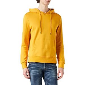 JACK & JONES heren Sweatshirt met capuchon Jjebasic Sweat Hood Noos,gouden oranje,L