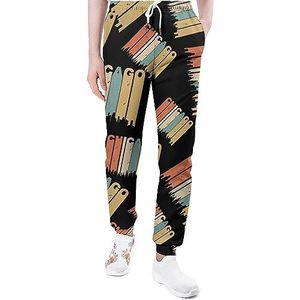 Retro 1970 Chicago Joggingbroek voor Mannen Yoga Atletische Jogger Joggingbroek Trendy Lounge Jersey Broek S