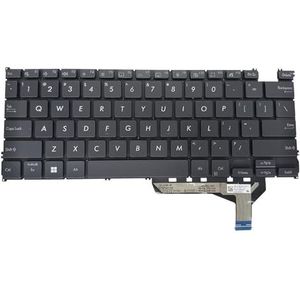 Toetsenbordverlichting voor UX3402 voor Zenbook for14 UX3402ZA-0442E UX3402VA S 13 OLED UM5302T UM5302TA(US 6 screws)