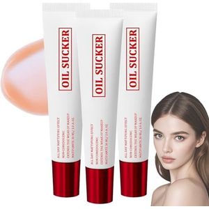 Oil Sucker Primer Make-up, Pore Refiner Primer, Matterende Primer voor een Vette Huid, Waterdichte & Zweetbestendige Make-upbasis, Alkalische Formule voor Onmiddellijke Porieverstrakking (3)