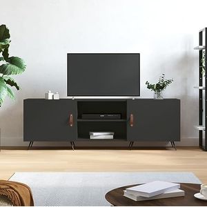 DIGBYS TV Kast Zwart 150x30x50 cm Engineered Wood