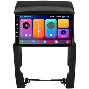 Dubbele DIN Android 14 autoradio voor Kia Sorento 2 XM 2009-2012 10 Duim QLED Touch screen-met Draadloze Carplay Android Auto GPS navigatie 4G WiFi Stuurwielbediening achteruitrijcamera(P3 WIFI 4-Core