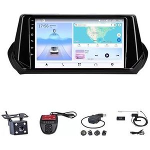 Android 13 Multimedia Speler Auto Radio GPS Navigatie Draadloze Carplay Auto Plug En Play Voor Peugeot 2008 208 2019-2020(WIFI 2G+32G)