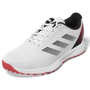 adidas - Adizero ZG Spikeless - Golfschoenen - Wit/Lucid Rood/Core Zwart