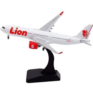 For:Gegoten Vliegtuig 1:400 Lion Air A330-900NEO PK-LEJ Gelegeerd Vliegtuigmodel Cadeaus Voor Familie En Vrienden