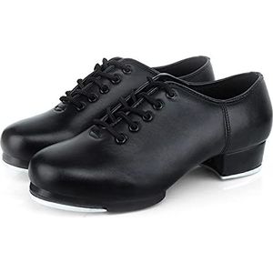 ulapithi Gewatteerde schoenen, Tap Gewatteerde schoenen, Jazz Tap Dansschoenen, Jazz Tap Dance schoenen, leren materiaal, gewatteerde schoenen, dames, split Sole Jazz gewatteerde dansschoenen,