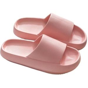fengqingyunyan0304 Slides, damessandalen voor douche, zwembad en binnen en buiten, voor dames en heren, roze, 39 EU