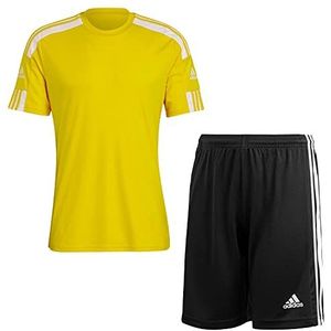 adidas Kinderset shirt + broek Squadra 21, Team Yellow/White, 128 cm