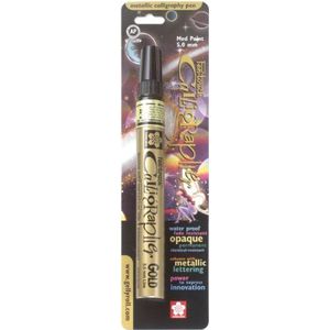 SAKURA Pen-Touch Kalligrafie Marker, middelgroot, goudkleurig