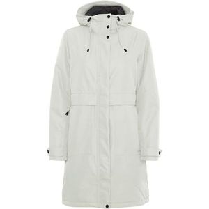 NORTH BEND NBMalika damesparka, waterdicht, winddicht, ademend, winterjas met waterkolom 8000 mm, W-PRO weerbeschermingssysteem, Oatmeal (1106), 36