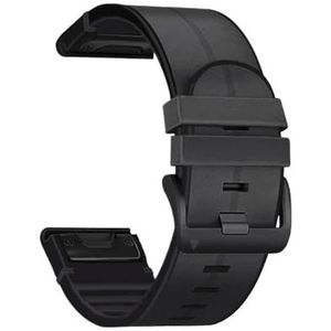 22 26 MM Quick Release lederen band geschikt for Garmin Fenix ​​7x 7 6 Pro 6x Smart horlogeband armband geschikt for Fenix ​​5 5x plus 3 3HR Correa (Color : Black, Size : 26mm Fenix 7X)