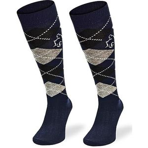 SKIETY Ruiterkleding Dames & Heren – Kniekousen Dames & Heren – Paardrijsokken Ruiter Dames & Heren – Paardrijsokken Meisjes – Katoenen Paardensokken