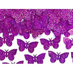 Unbekannt 15g holografische confetti vlinders fuchsia