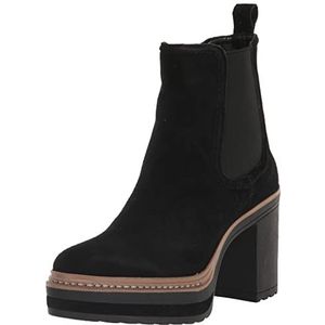 Steve Madden Women's Lexa Ankle Boot, Black Suede, 7.5