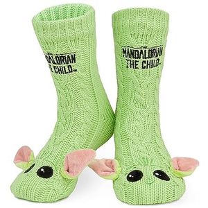 Disney The Mandalorian Yoda Sokken voor heren, antislip, baby