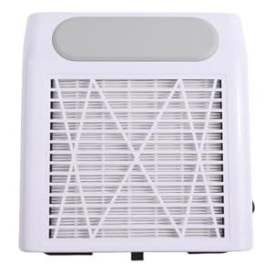 Ventilator for manicure Nagelstofzuiger Collector Gelnagels Reducer Professionele Aspirator Absorber Zuiger(858-8 White)