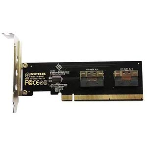 alloneslife PCIe X16 Naar 2/4 Poort NVMe Uitbreidingskaart PCIE SFF8654 4i 8i Grafische Kaart Adapter Ontwikkeling Board Voor Desktop