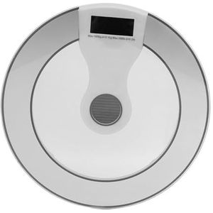 Weegschaal Weegschaal Fotovoltaïsche oplaadweegschaal Digitale weegmachine for thuis Personenweegschaal(Blue,Silver)