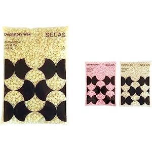 Ontharingswas in parels 800g. SELAS. Kiezen. Harsen zonder strips, voor alle gebieden en huidtypes. (Natuurlijke) Harsen, hars voor gevoelige, ontharingswax, hair removal wax, hot wax, brazilian wax