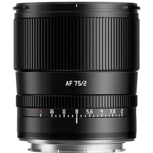 TTArtisan - AF 75mm f/2.0 - Objectief - Zilver - L-Mount - Volledig Formaat