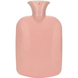 PVC-warmwaterkruik, Zachte Draagbare Warmwaterzak voor Pijnverlichting, Warme en Koude Therapieën Menstruele Krampen voor Vrouwen Kinderen Ouderen(Roze)