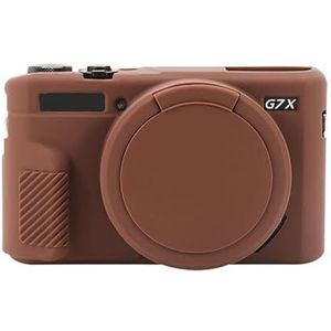 Camerabeschermingskoffer Zachte siliconenbeschermingskoffer met lensbedekking Camera draagband