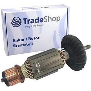 Anker Rotor Motor reserveonderdeel met ventilator voor Bosch haakse slijper GWS 24-230 JH 3 601 H84 200, 3 601 H84 201, 3 601 H84 204, 3 601 H84 M30, 3 601 H84 M31