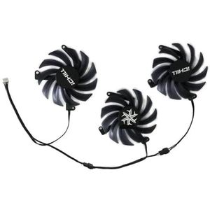 85mm CF-12915S grafische kaartventilator voor INNO3D RTX 3070 3070Ti 3080 3080Ti 3090 voor ICHILL X4 OC VGA video GPU-koeler CF-12910S(1 Set ABC Triple Fan)