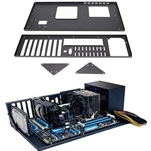 MK 01 DIY Gaming Computer Case, Open Chassis Case Rack voor Moederborden, Binnen 305x245mm, Wide Body Warmteafvoer Ontwerp, SSD Moederborden Accessoires