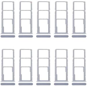 ZZjingli for Realme C63 4G 10 stuks SIM-kaarthouder + SIM-kaarthouder + Micro SD-kaarthouder (paars) (groen)(Purple)