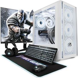 Vibox X-16 Gaming PC Complet • 27"" Monitor • Intel Core i9 14900KF 6,0 GHz • Nvidia RTX 5070 Ti 16 GB • 32 GB RAM • 1 TB NVMe M.2 SSD • 850W PSU • Windows 11 • WiFi