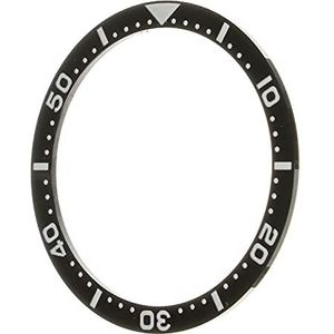 Horloge Bezel Insert Onderdelen, Keramische Bezel Insert Horloges Vervangen Accessoires Zwarte Keramische Bezel Insert voor Seiko Horloge Gezicht voor Automatische Mens Horloge 38 * 31,6 * 1mm