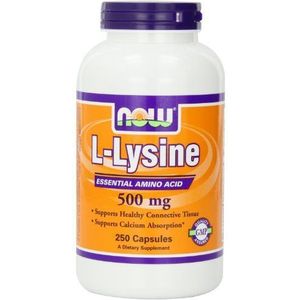 L-Lysine (500mg) Pharmaceutical Grade 250 caps