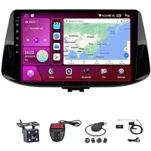 Android Autoradio Video Multimedia Speler, 9 Inch Touch Screen Radio Plug And Play Autotoebehoren Met Bluetooth En Navigatie En Achteruitrijcamera Voor Hyundai I30 2017-2019(M300S 4G+WIFI 3G+32G)