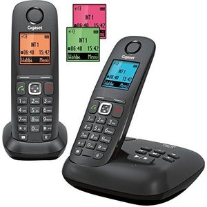 Gigaset A540 Dect draadloze telefoon, antraciet/zwart, Duo met antwoordapparaat, zwart