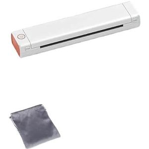 Draagbare thermische printer M08F A4 breedte 210 mm Handheld inktloos Bluetooth HD-afdrukken(Orange)