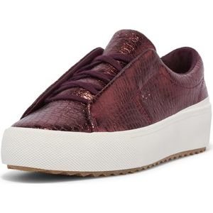 Keds Dames Remi Slip on Sneaker, Bourgondië reliëf leer, 9 UK, Bordeaux reliëf leer, 42 EU