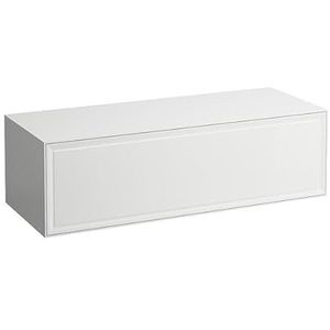 Laufen The New Classic Dressoir, zonder uitsparing, 1 lade, 1175x455x345mm, H406025085, Kleur: Wit glanzend