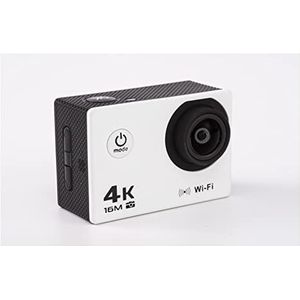 Actiecamera, 4k Sports Camera Outdoor Waterproof Extreme Sports DV HD Camera WIFI onderwatercamera(White)