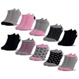 Occulto - Mikl - Enkelsokken - Roze - Pak van 10