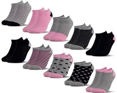 Occulto - Mikl - Enkelsokken - Roze - Pak van 10