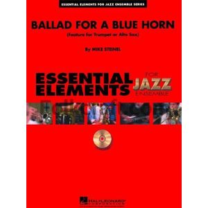 Hal Leonard Ballad for a Blue Horn (Feature for Alto Sax or Trumpet) Jazz Band Level 2 Composed by Mike Steinel