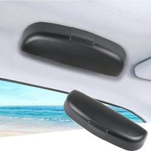Autobrillenkoker, zonnebrilhouder voor BMW 1/2 Serie F20 F22 F45 2011-2021, ABS Auto Zonneklep Opbergdoos Organizer Zonnebril, B/Zwart
