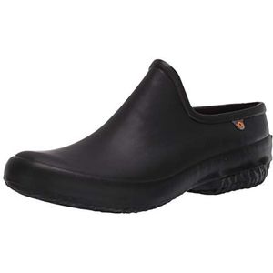 BOGS womens Patch Garden Clog, Black, 7 US