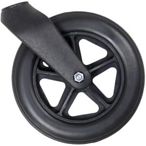 Duurzame Rolstoel Vervangende Vorken Universeel Voor De Meeste Rolstoelen PVC Verdikte ABS Rolstoel Caster Vorken Voorvork 8 ""& Wiel Kit