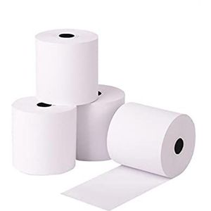 Etiketprinters POS 58mm Bill Printer Thermische ontvangstprinter Bluetooth USB Port Mobile Ticket Restaurant en Supermarket Support Cash Lade (Color : 8 Rolls 57x50 Paper)