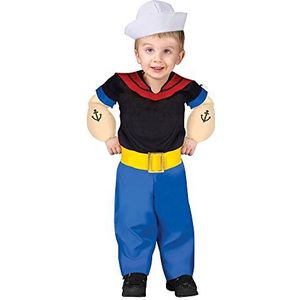 Popeye Baby Peuter Kostuum, L, Meerkleurig